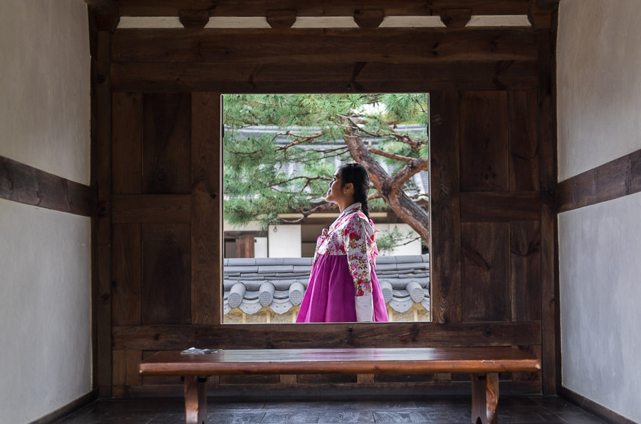Jeonju Hanok Village Hanbok Dress