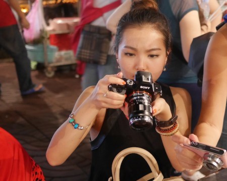 Sony A7 dengan lensa mount Leica