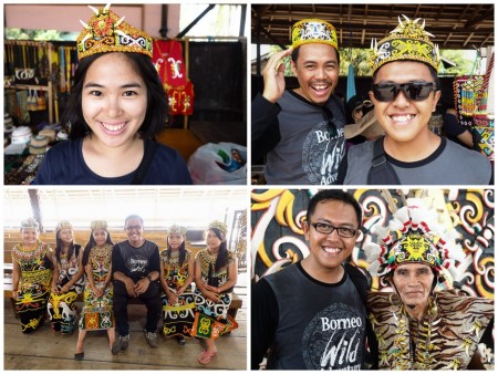 dayak kenyah desa wisata pampang